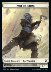 Kor Warrior // Wizard Double-sided Token [Commander Legends: Battle for Baldur's Gate Tokens] | Grognard Games