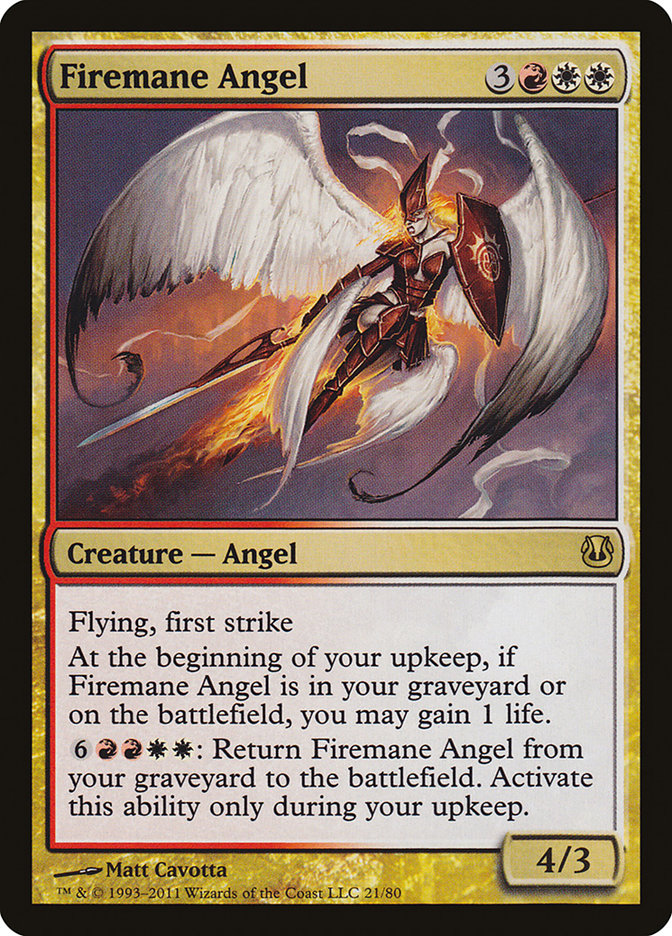 Firemane Angel [Duel Decks: Ajani vs. Nicol Bolas] | Grognard Games