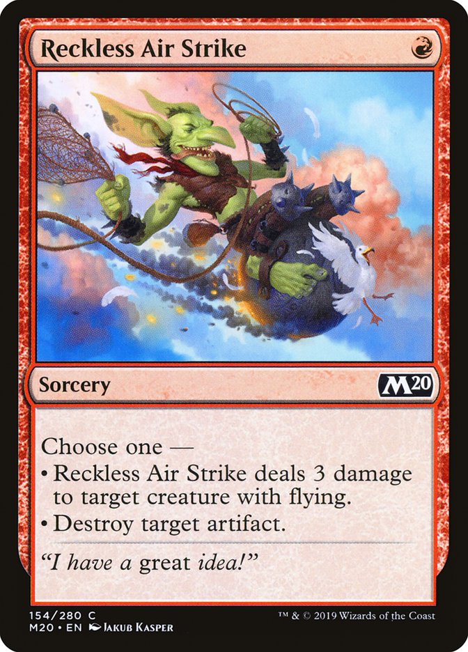 Reckless Air Strike [Core Set 2020] | Grognard Games