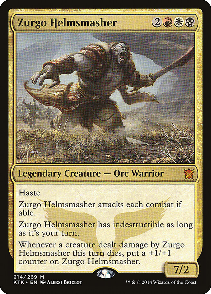 Zurgo Helmsmasher [Khans of Tarkir] | Grognard Games