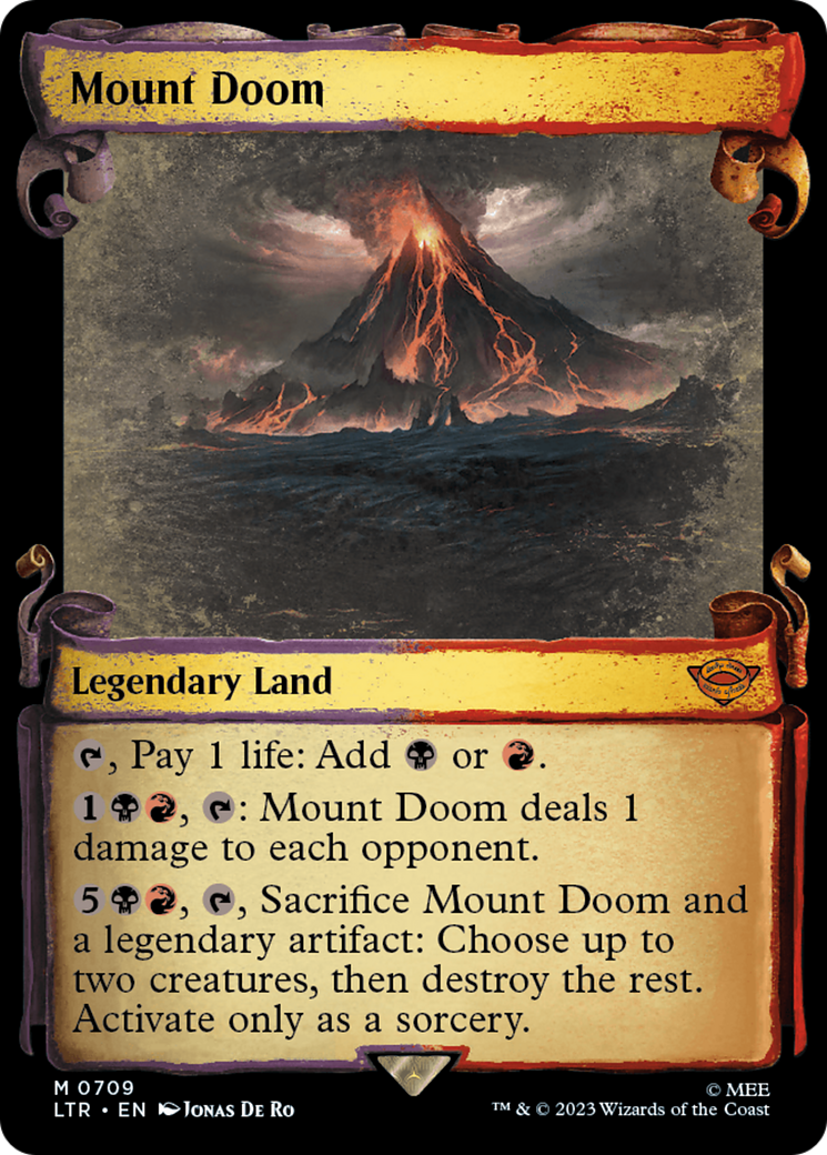 Mount Doom [The Lord of the Rings: Tales of Middle-Earth Showcase Scrolls] | Grognard Games