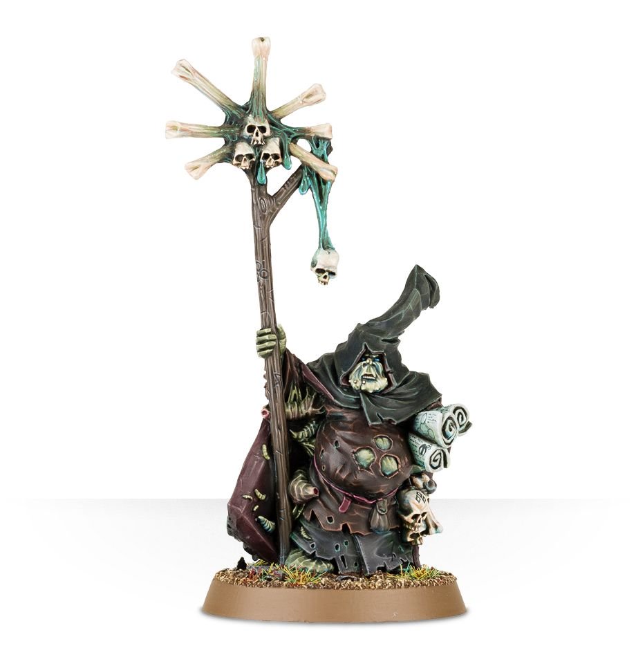 Maggotkin of Nurgle Nurgle Rotbringers Sorcerer (Web) | Grognard Games