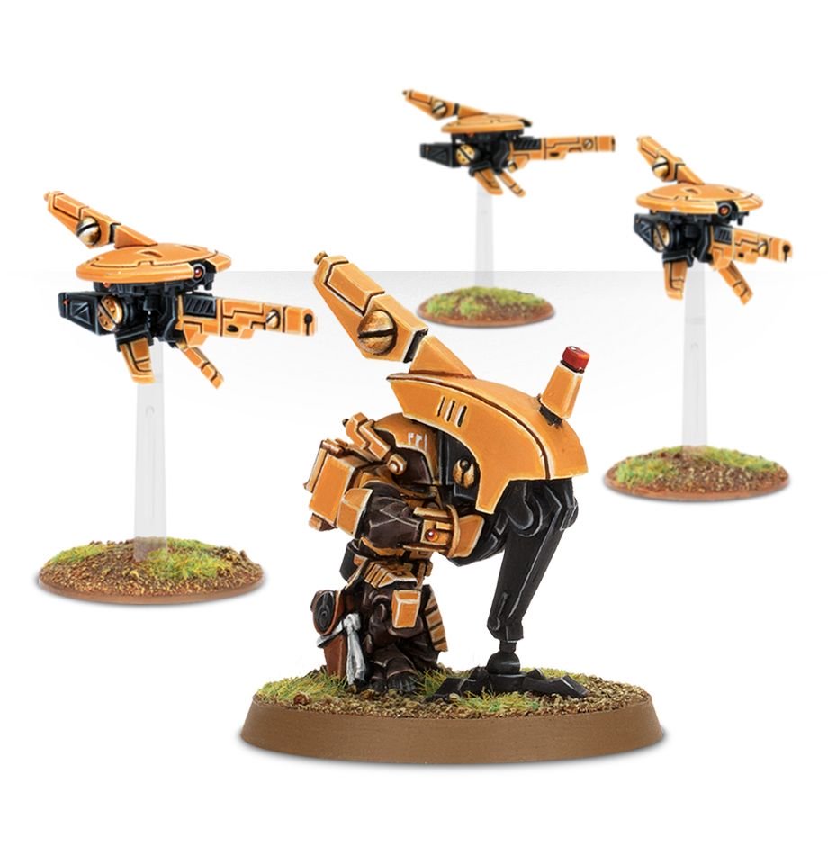 Tau Sniper Drone Team (Web) | Grognard Games