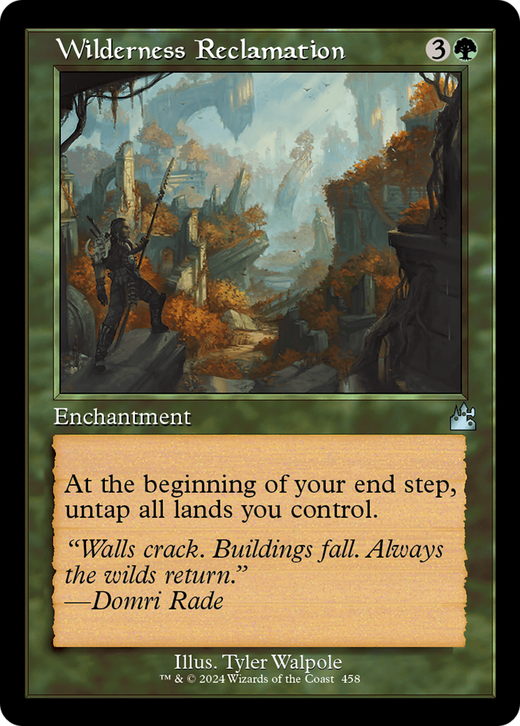 Wilderness Reclamation [Ravnica Remastered] | Grognard Games