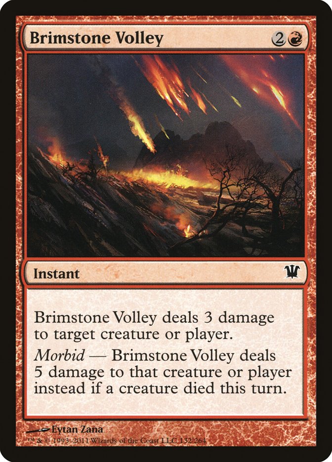 Brimstone Volley [Innistrad] | Grognard Games