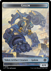 Treasure (0002) // Golem Double-Sided Token [Jurassic World Collection Tokens] | Grognard Games