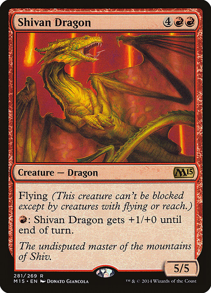 Shivan Dragon [Magic 2015] | Grognard Games