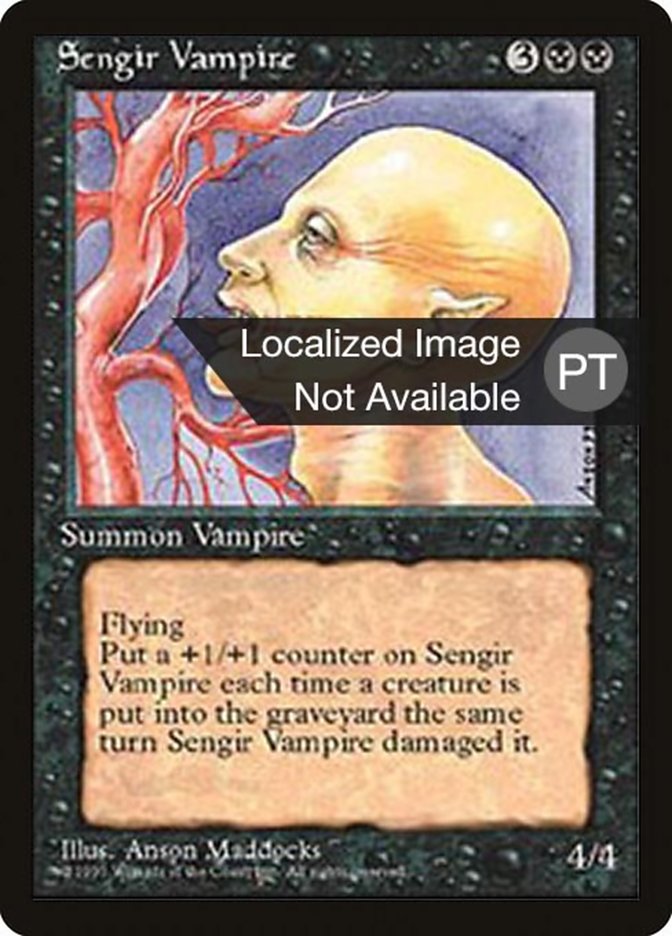 Sengir Vampire [Fourth Edition (Foreign Black Border)] | Grognard Games