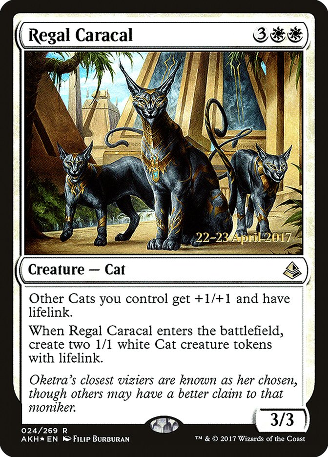 Regal Caracal  [Amonkhet Prerelease Promos] | Grognard Games