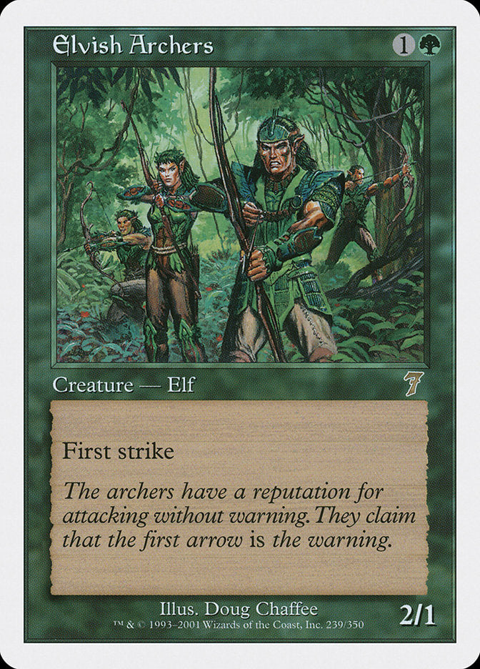 Elvish Archers [Seventh Edition] | Grognard Games
