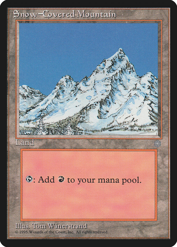 Snow-Covered Mountain [Ice Age] | Grognard Games