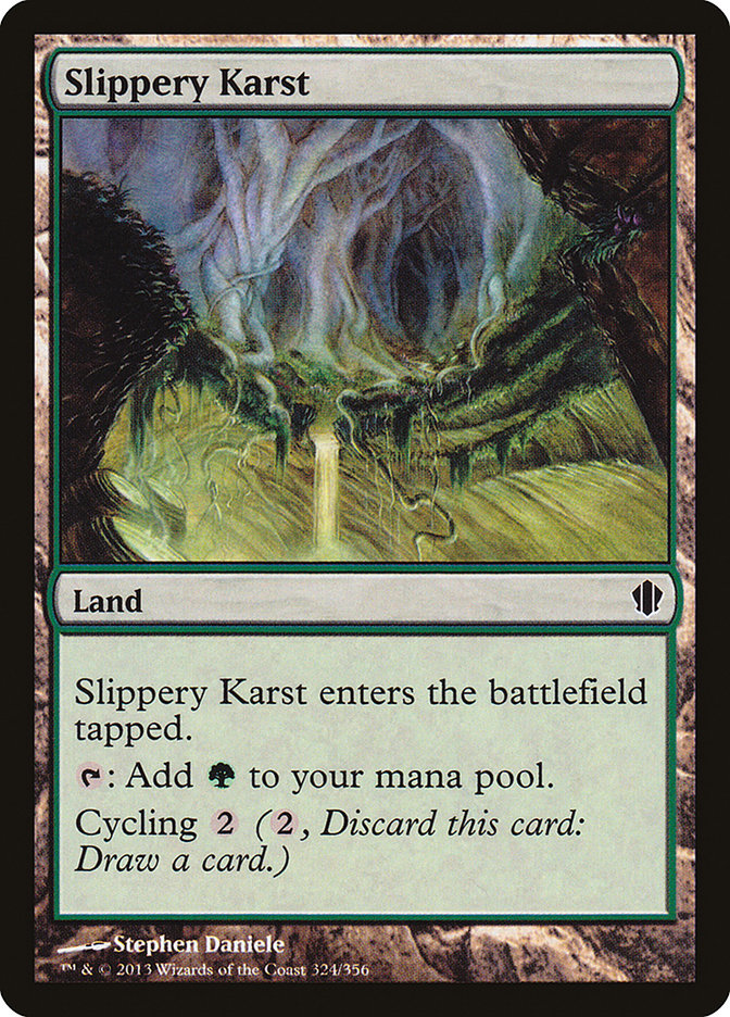 Slippery Karst [Commander 2013] | Grognard Games