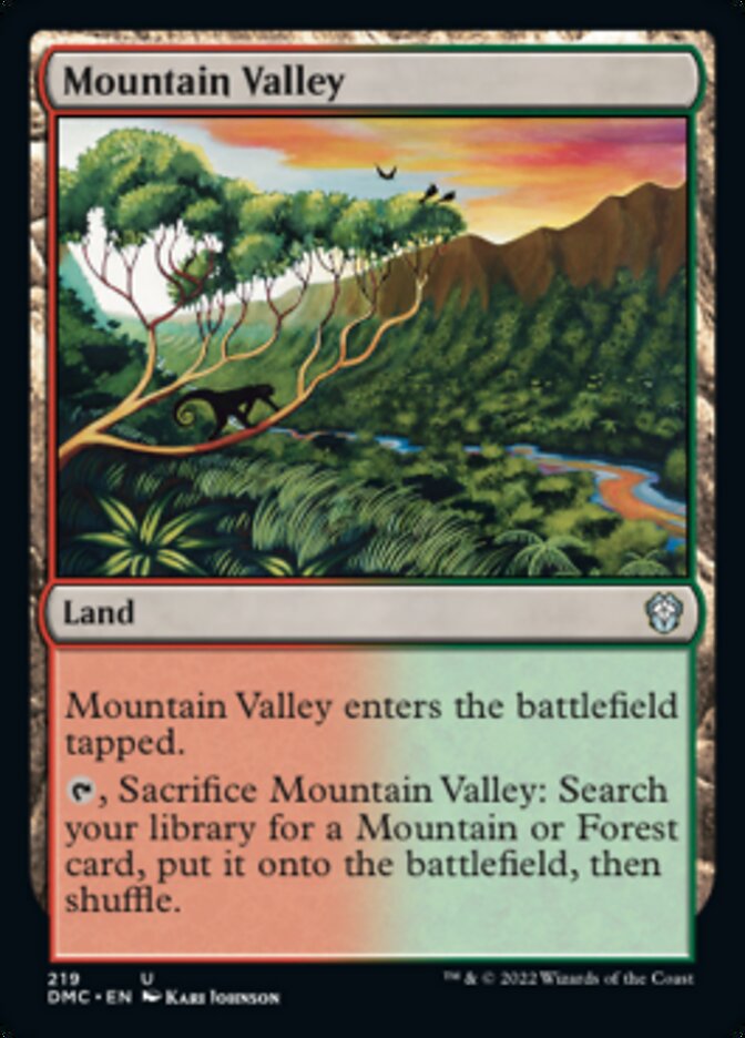 Mountain Valley [Dominaria United Commander] | Grognard Games