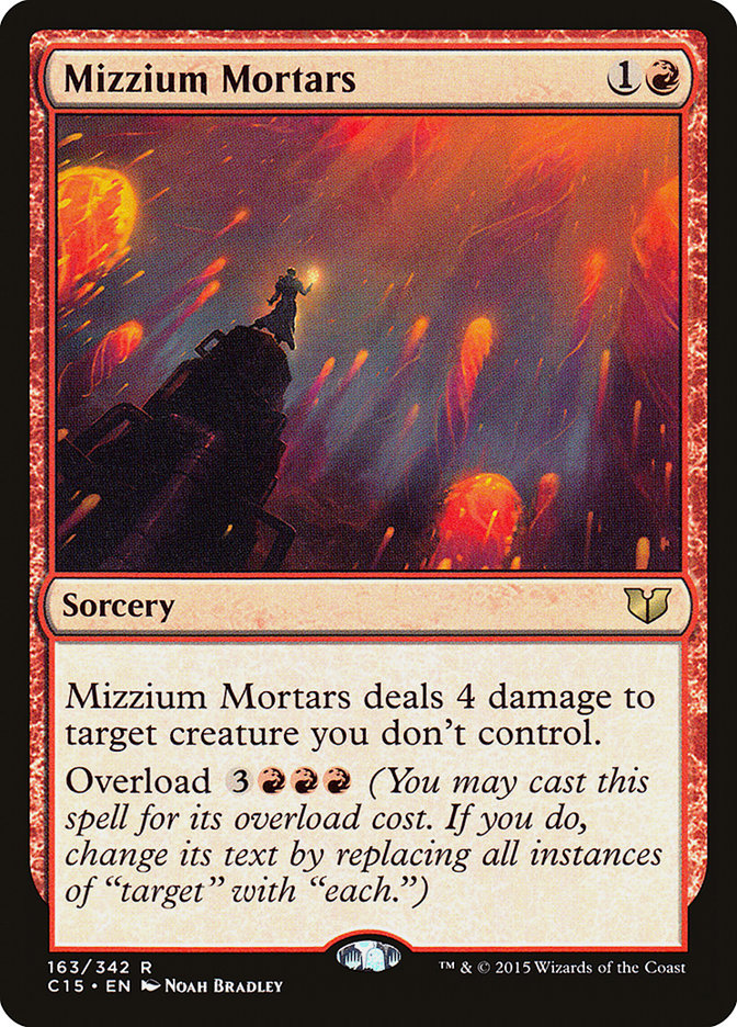 Mizzium Mortars [Commander 2015] | Grognard Games