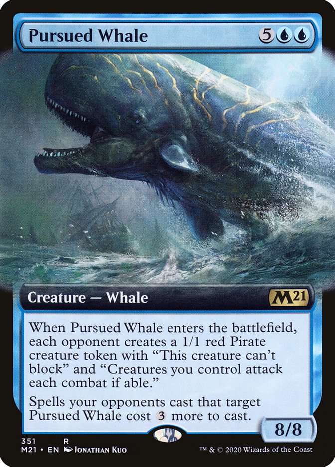 Pursued Whale (Extended) [Core Set 2021] | Grognard Games