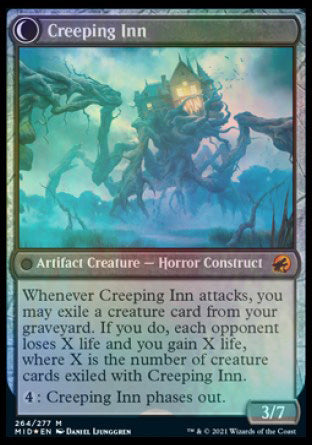 Hostile Hostel // Creeping Inn [Innistrad: Midnight Hunt Prerelease Promos] | Grognard Games