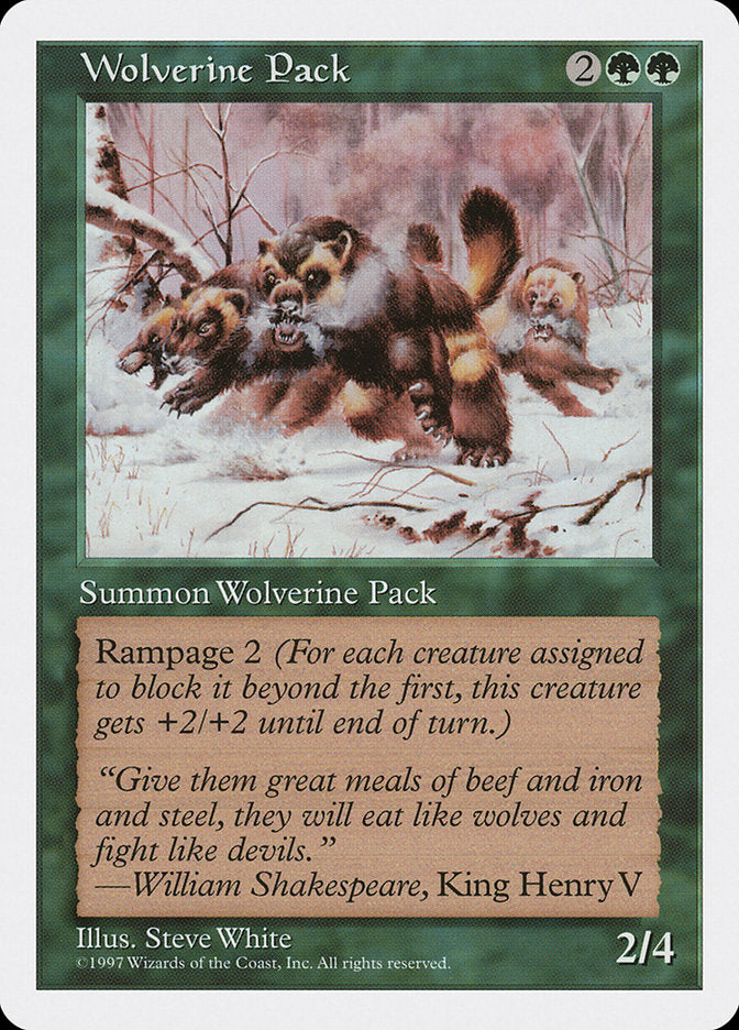 Wolverine Pack [Fifth Edition] | Grognard Games