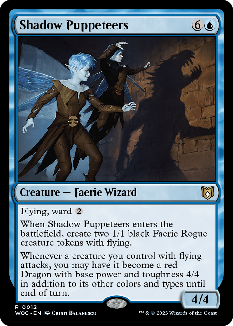 Shadow Puppeteers [Wilds of Eldraine Commander] | Grognard Games