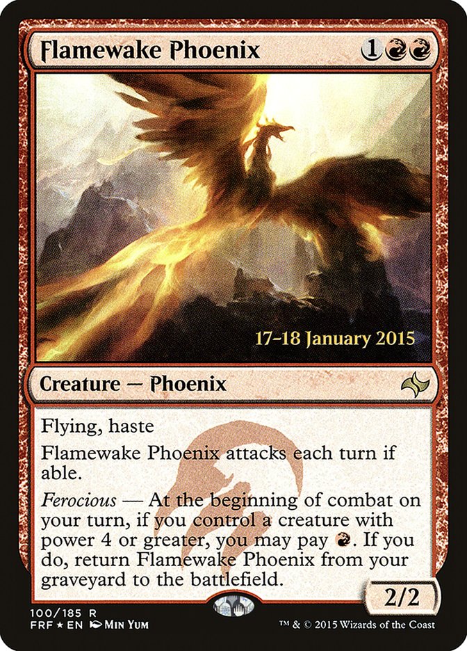 Flamewake Phoenix  [Fate Reforged Prerelease Promos] | Grognard Games