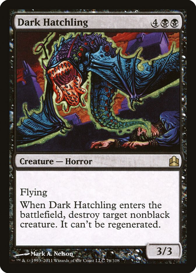 Dark Hatchling [Commander 2011] | Grognard Games