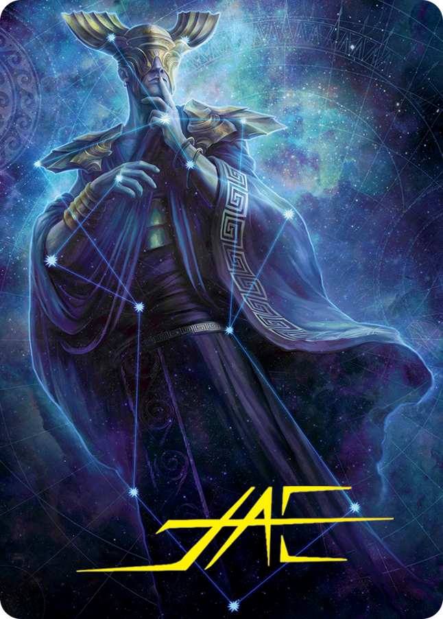 Atris, Oracle of Half-Truths Art Card (Gold-Stamped Signature) [March of the Machine Art Series] | Grognard Games