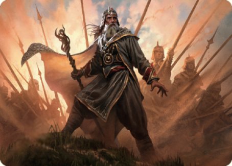 Hazezon, Shaper of Sand Art Card [Dominaria United Art Series] | Grognard Games
