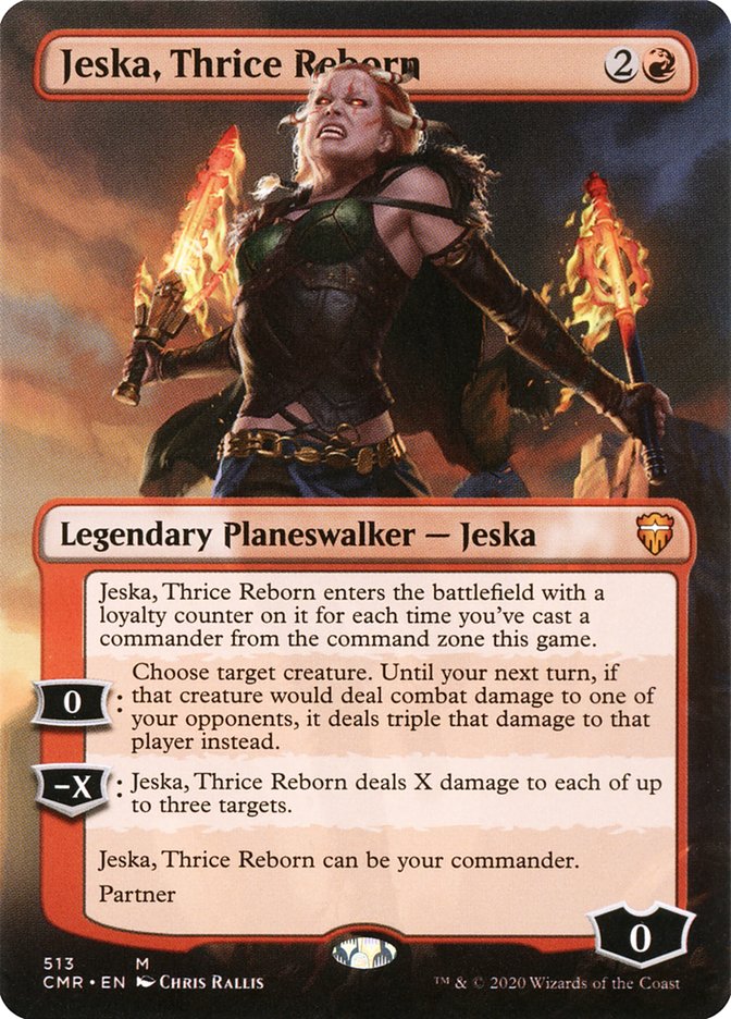 Jeska, Thrice Reborn (Borderless) [Commander Legends] | Grognard Games