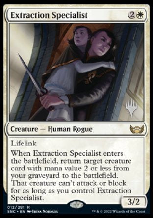 Extraction Specialist (Promo Pack) [Streets of New Capenna Promos] | Grognard Games