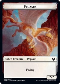 Pegasus // Satyr Double-sided Token [Theros Beyond Death Tokens] | Grognard Games