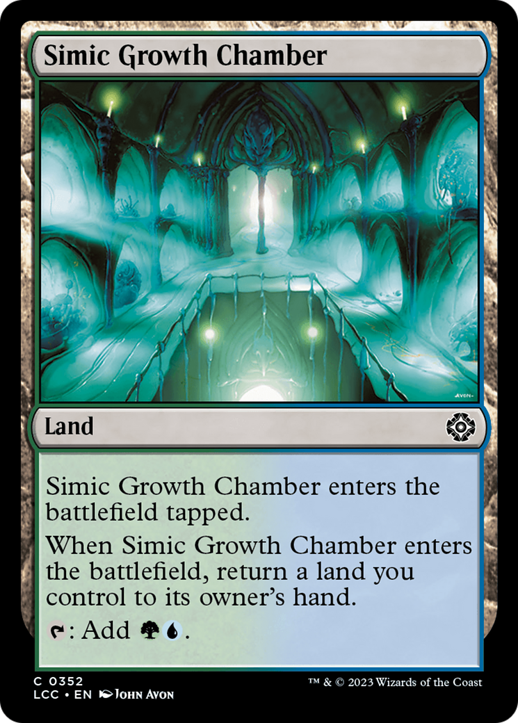 Simic Growth Chamber [The Lost Caverns of Ixalan Commander] | Grognard Games