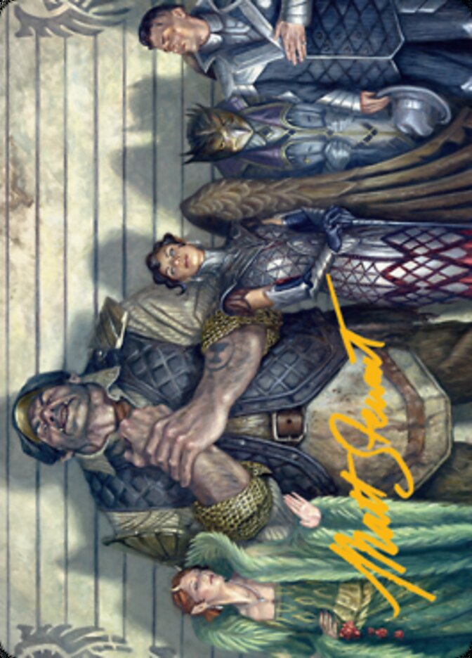 Rogues' Gallery Art Card (Gold-Stamped Signature) [Streets of New Capenna Art Series] | Grognard Games
