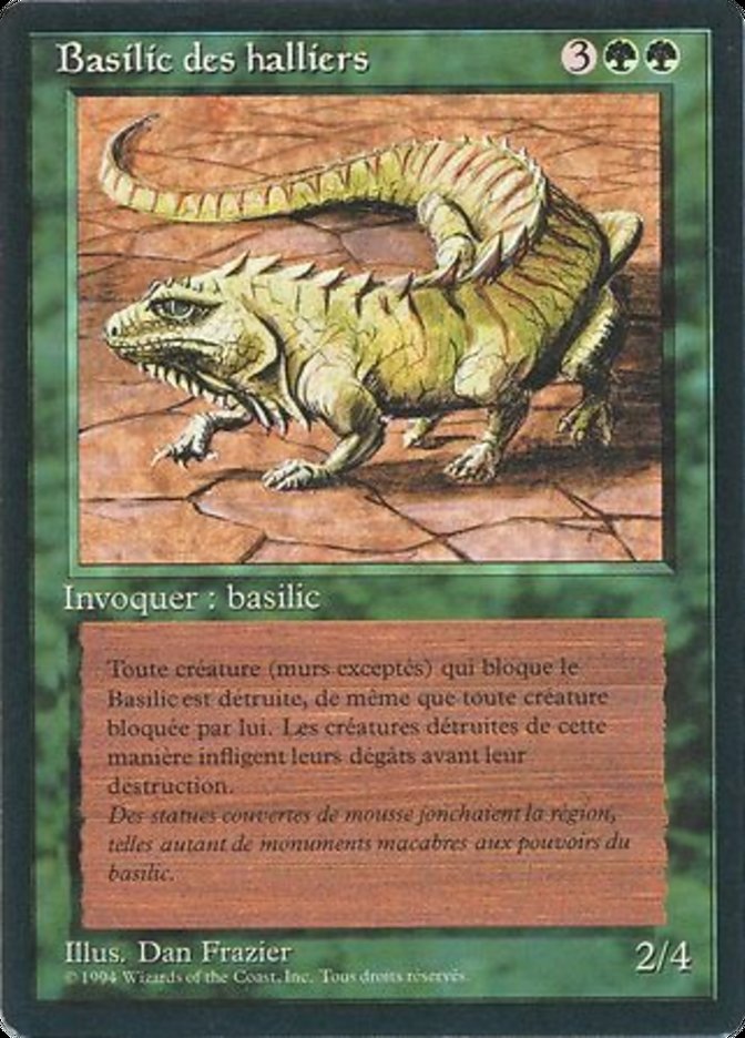 Thicket Basilisk [Foreign Black Border] | Grognard Games