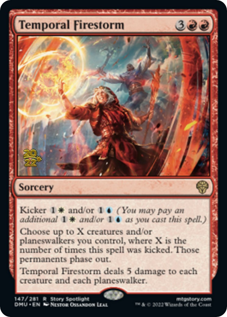 Temporal Firestorm [Dominaria United Prerelease Promos] | Grognard Games