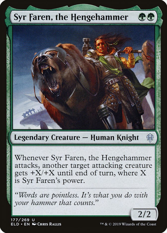 Syr Faren, the Hengehammer [Throne of Eldraine] | Grognard Games