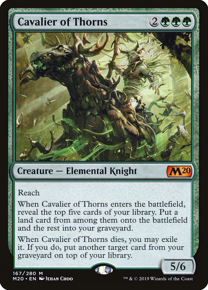 Cavalier of Thorns [Core Set 2020] | Grognard Games