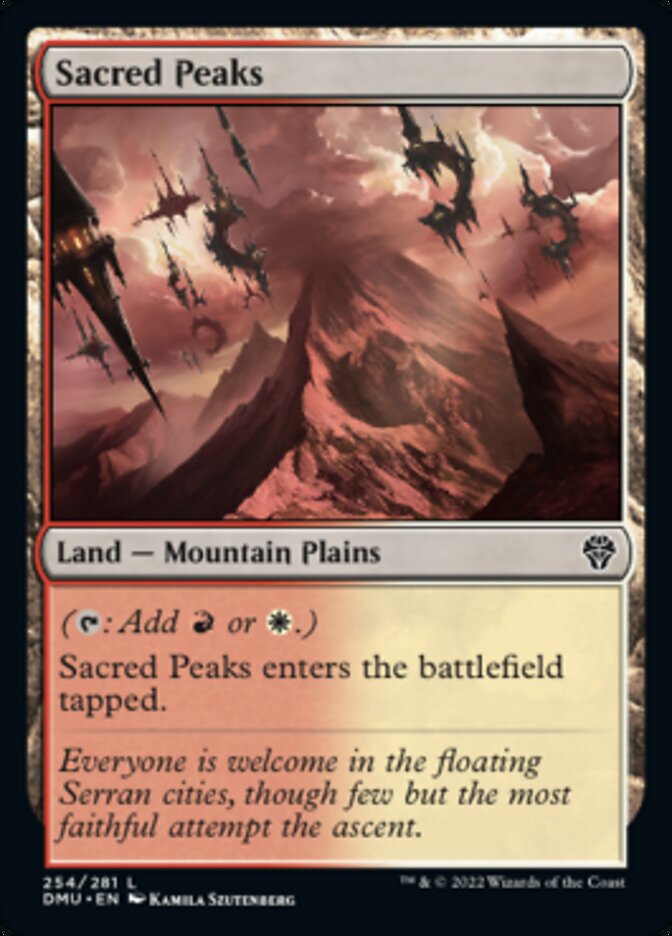 Sacred Peaks [Dominaria United] | Grognard Games