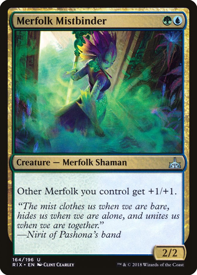 Merfolk Mistbinder [Rivals of Ixalan] | Grognard Games