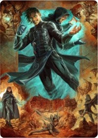 Jace, Mirror Mage 2 Art Card [Zendikar Rising Art Series] | Grognard Games