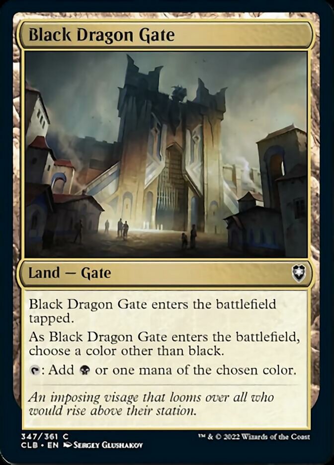 Black Dragon Gate [Commander Legends: Battle for Baldur's Gate] | Grognard Games