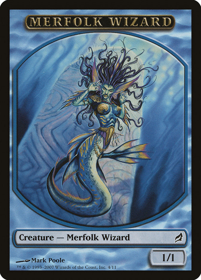 Merfolk Wizard [Lorwyn Tokens] | Grognard Games