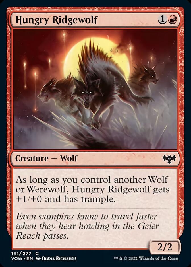 Hungry Ridgewolf [Innistrad: Crimson Vow] | Grognard Games