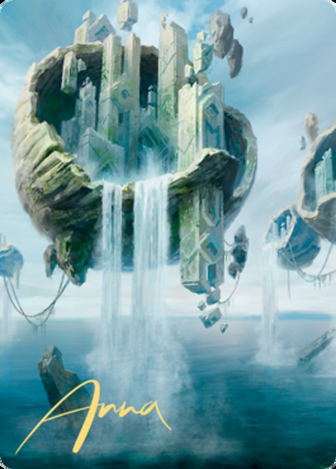 Island 2 Art Card (Gold-Stamped Signature) [Zendikar Rising Art Series] | Grognard Games