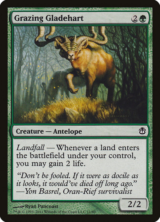 Grazing Gladehart [Duel Decks: Ajani vs. Nicol Bolas] | Grognard Games