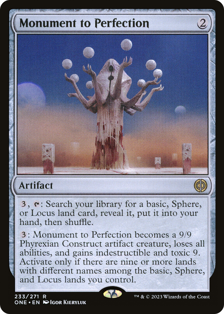 Monument to Perfection [Phyrexia: All Will Be One] | Grognard Games