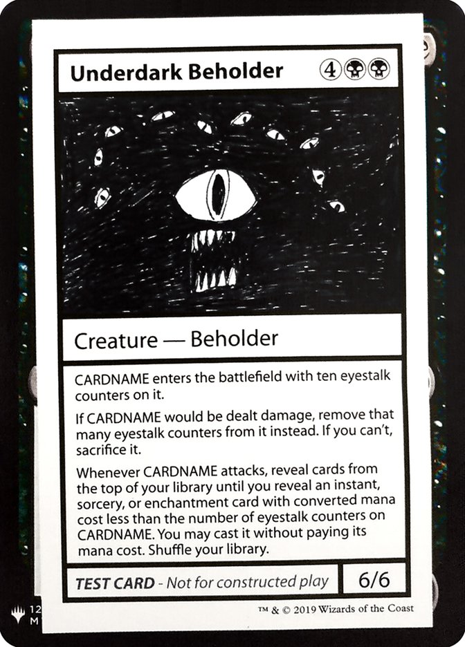 Underdark Beholder [Mystery Booster Playtest Cards] | Grognard Games