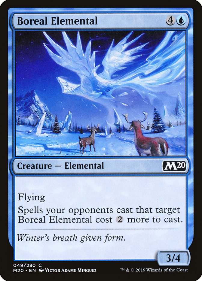 Boreal Elemental [Core Set 2020] | Grognard Games