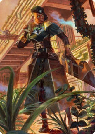 Vivien on the Hunt Art Card [Streets of New Capenna Art Series] | Grognard Games