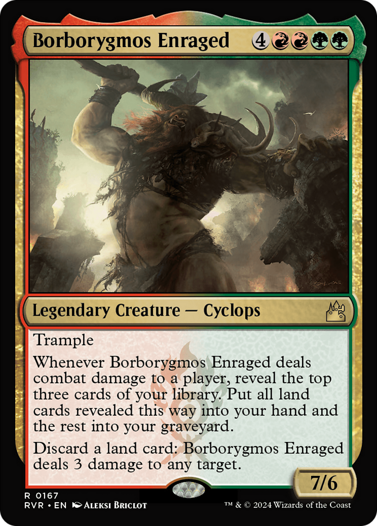 Borborygmos Enraged [Ravnica Remastered] | Grognard Games