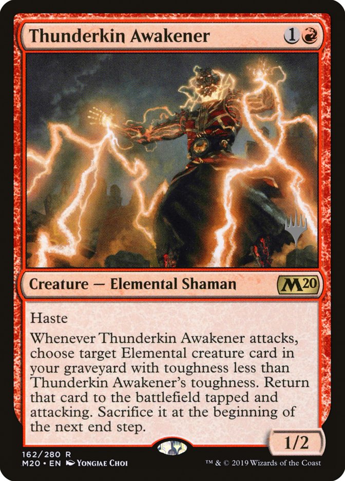 Thunderkin Awakener (Promo Pack) [Core Set 2020 Promos] | Grognard Games