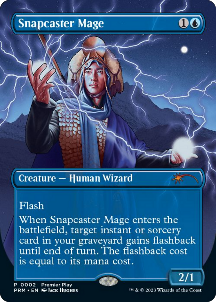 Snapcaster Mage (Borderless Alternate Art) [Regional Championship Qualifiers 2023] | Grognard Games